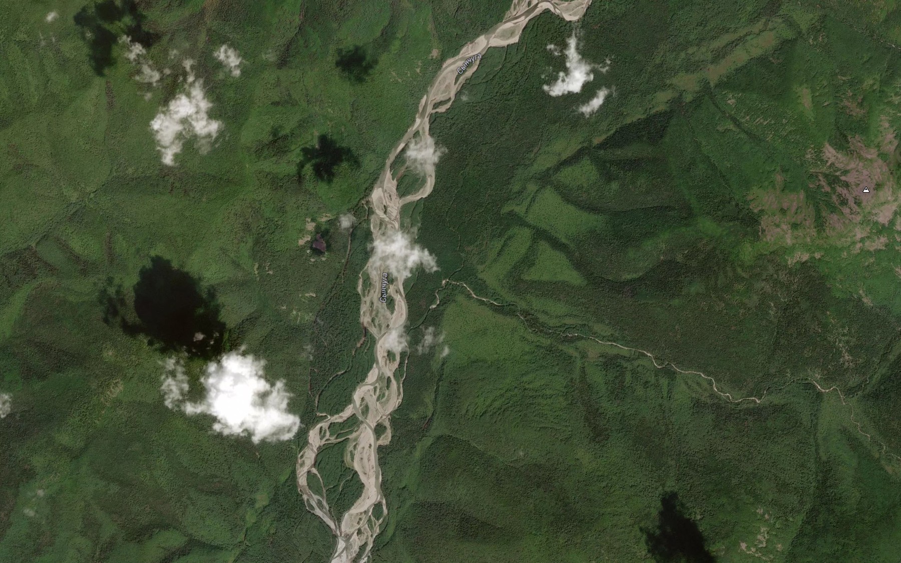 Satellite map of the Gil'gondzha