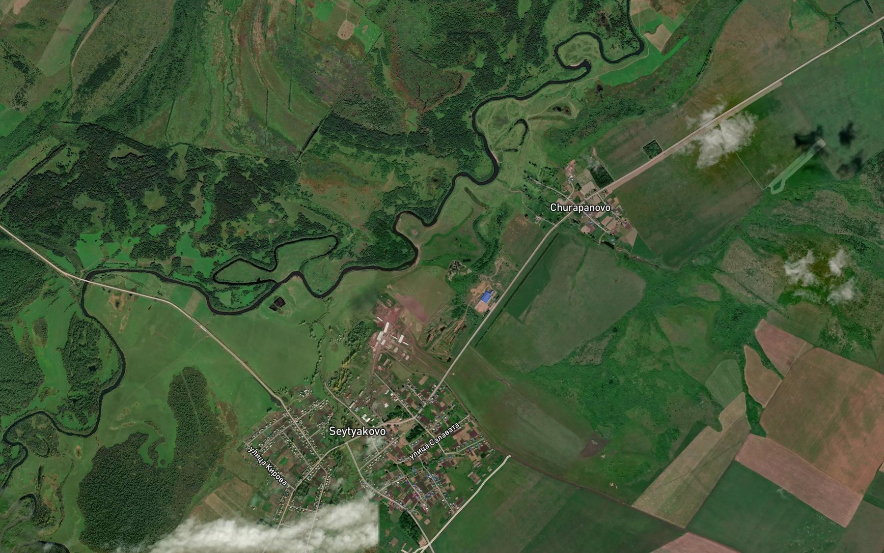 Satellite map of the Rashkiy