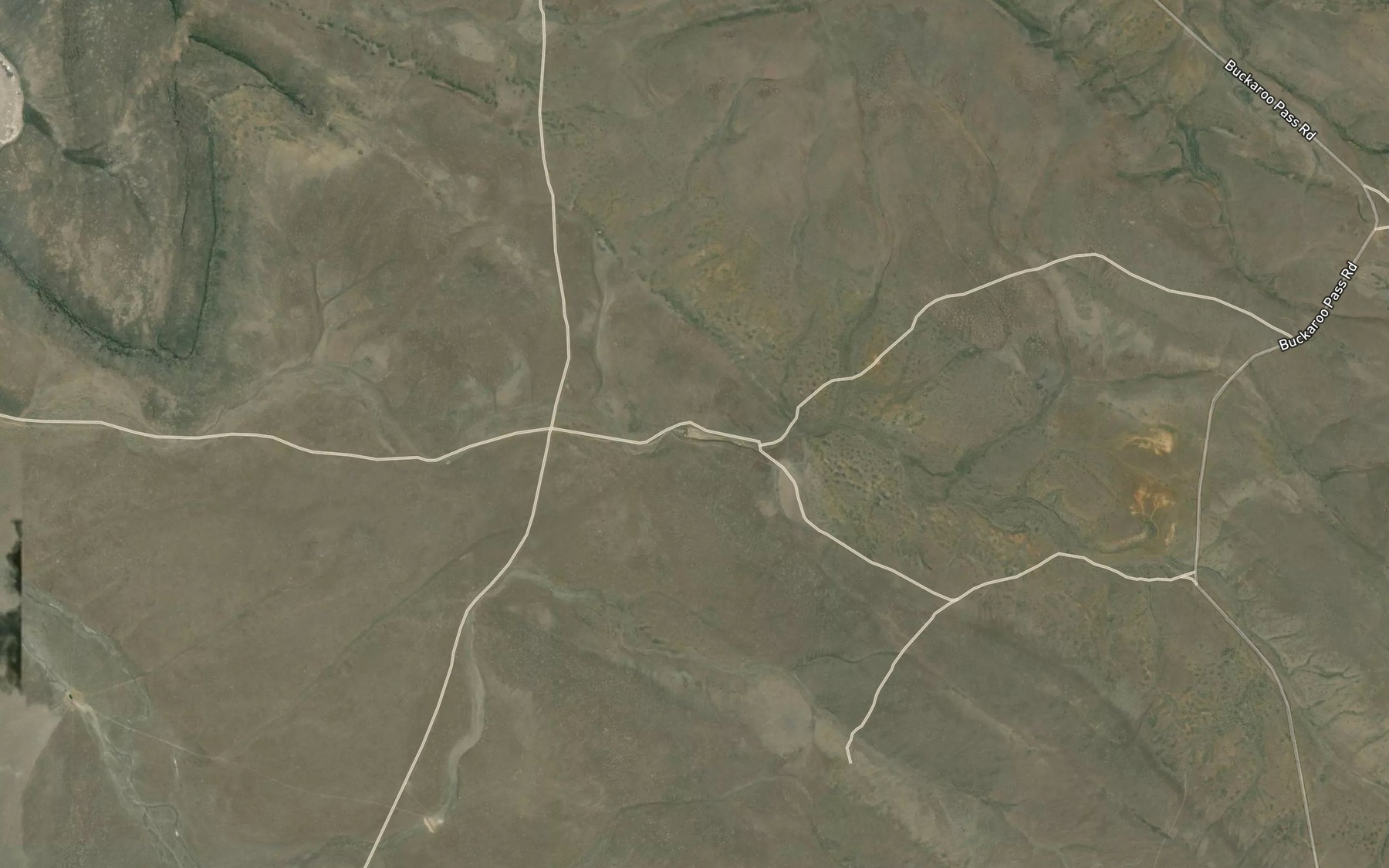 Satellite map of the Rock Reservoir