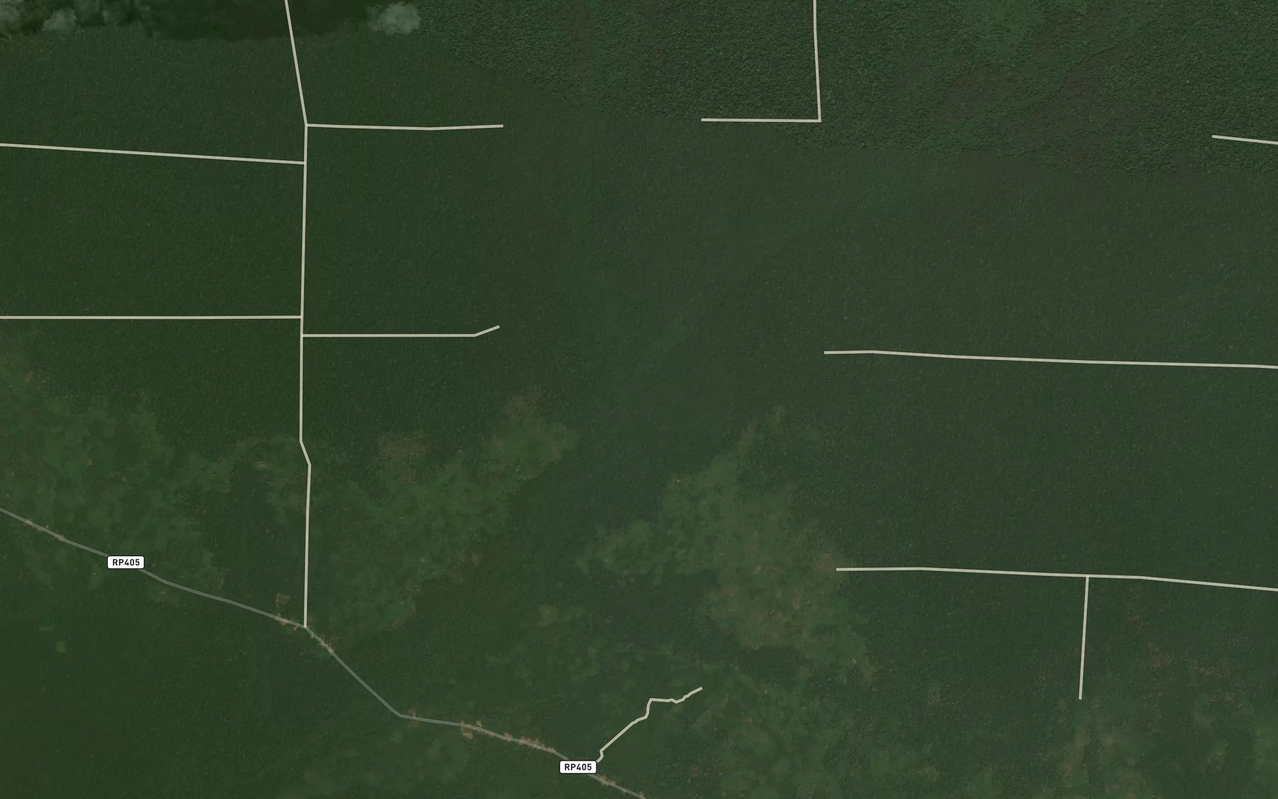 Satellite map of the Ikombei