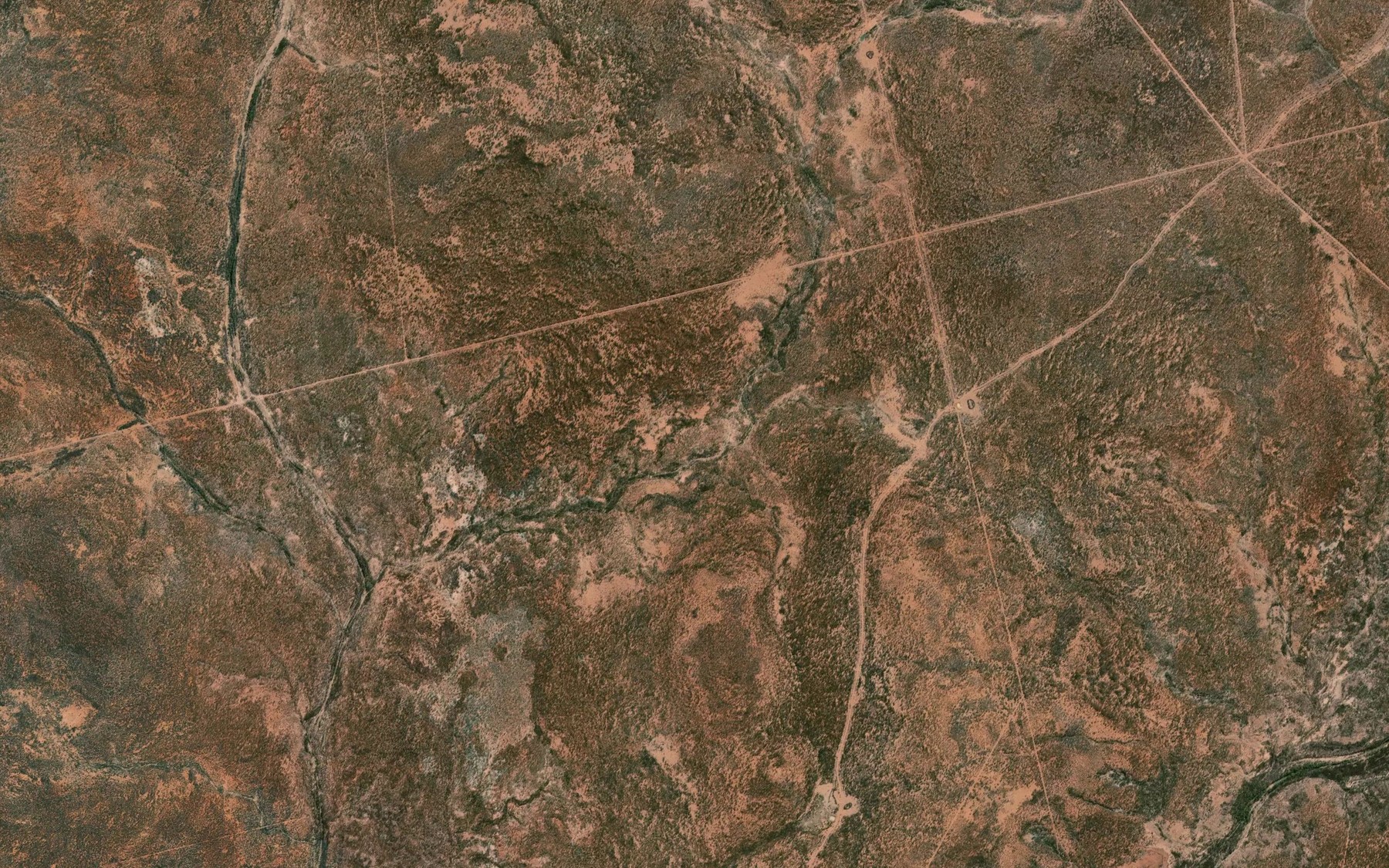 Satellite map of the Dead Horse Creek