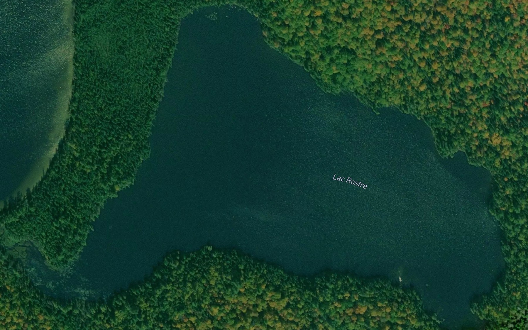 Satellite map of the Lac Rostre
