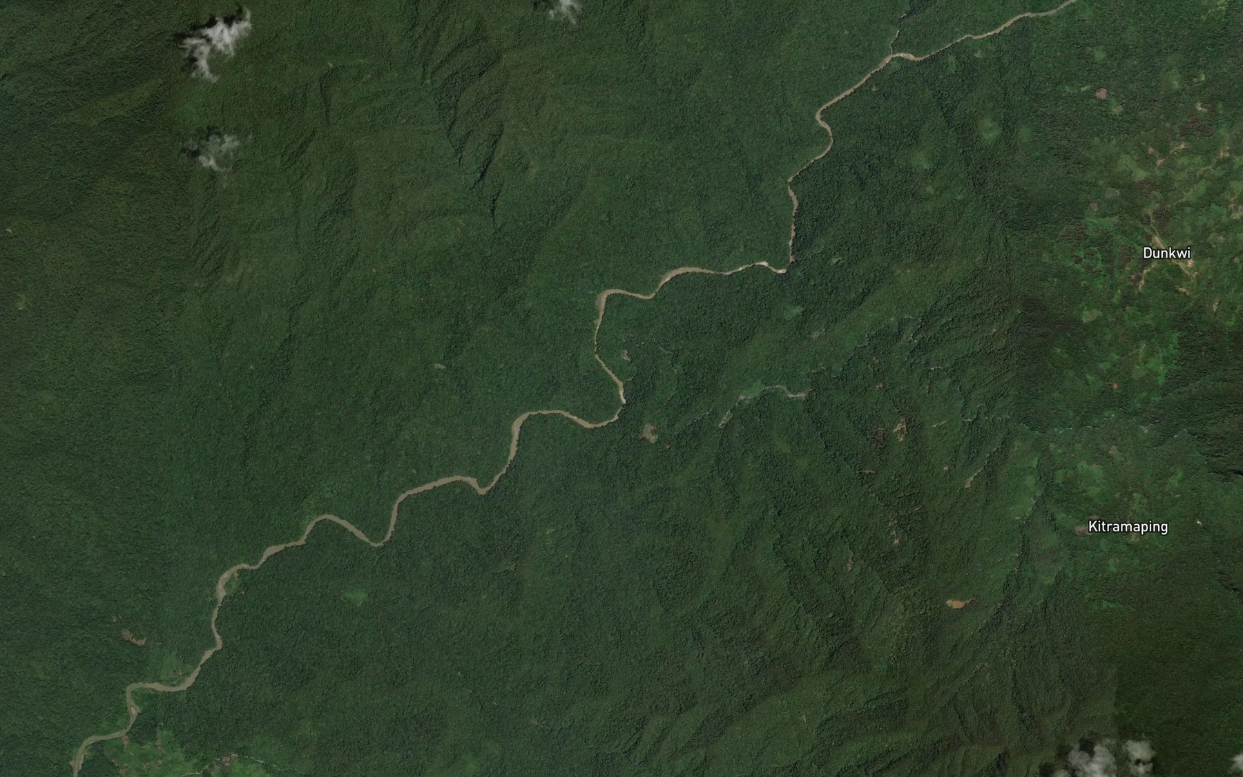 Satellite map of the Kataramunga Creek