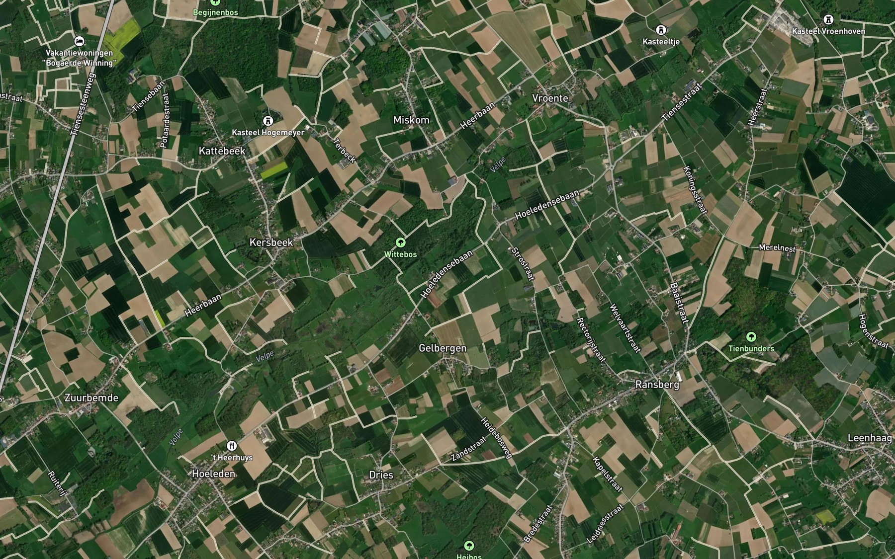 Satellite map of the Kattebeek