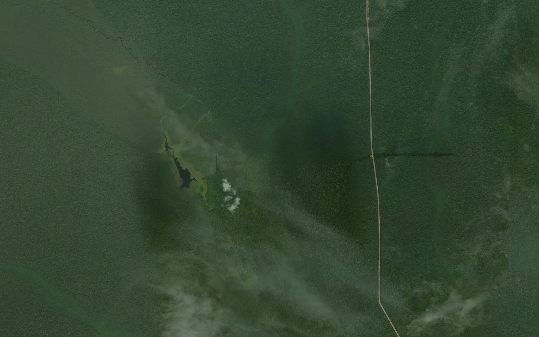 Satellite map of the Monboyo