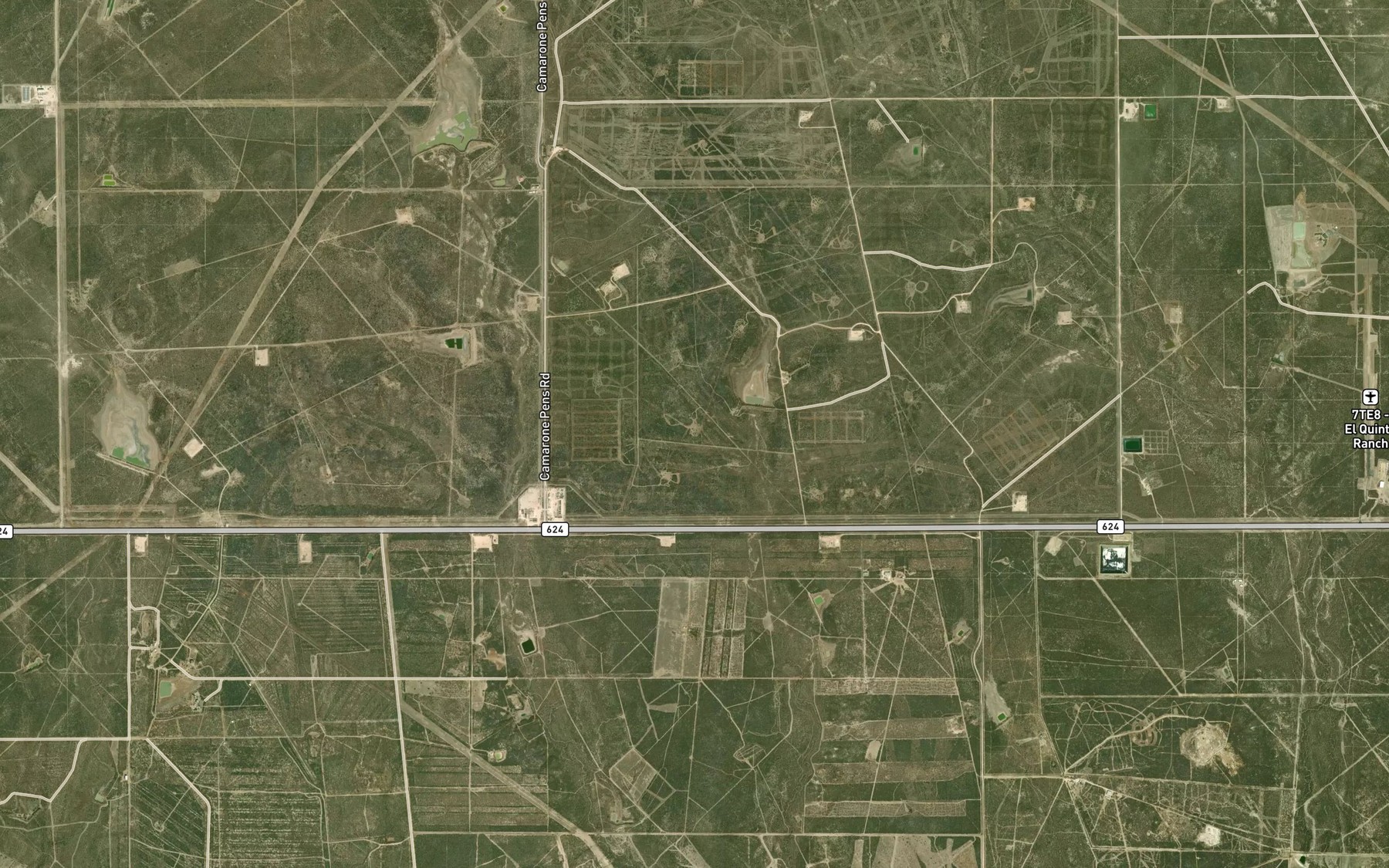 Satellite map of the Welder Lake Number 4