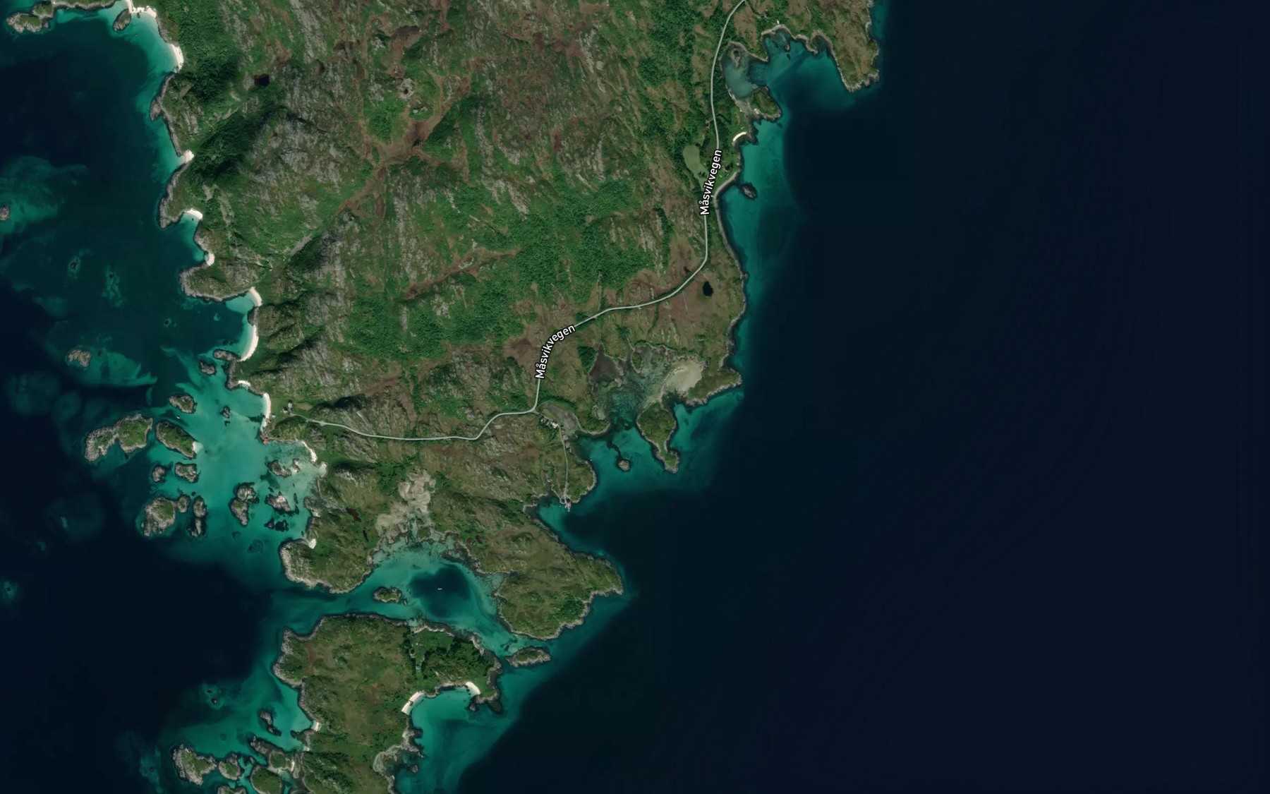 Satellite map of the Risholmkjosen