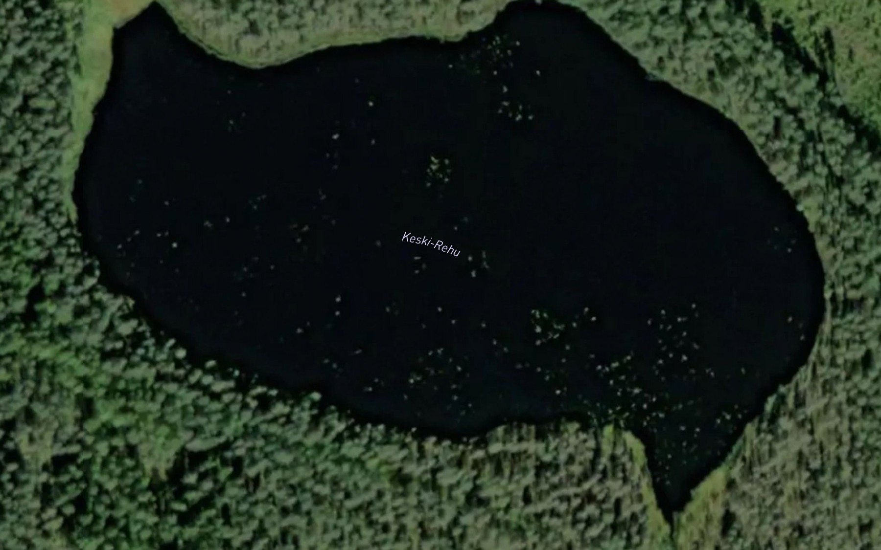 Satellite map of the Keski-Rehu