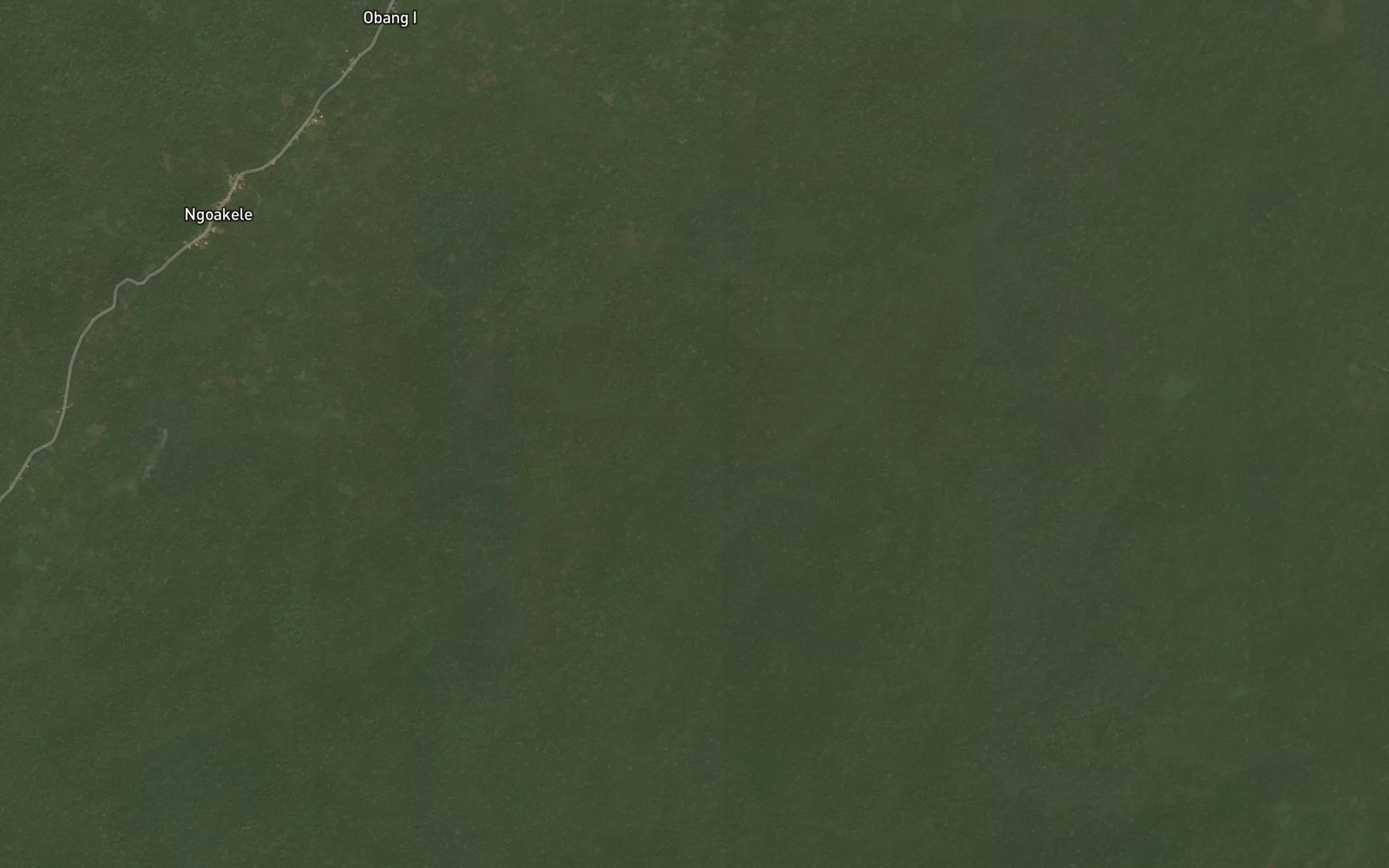 Satellite map of the Adjougou