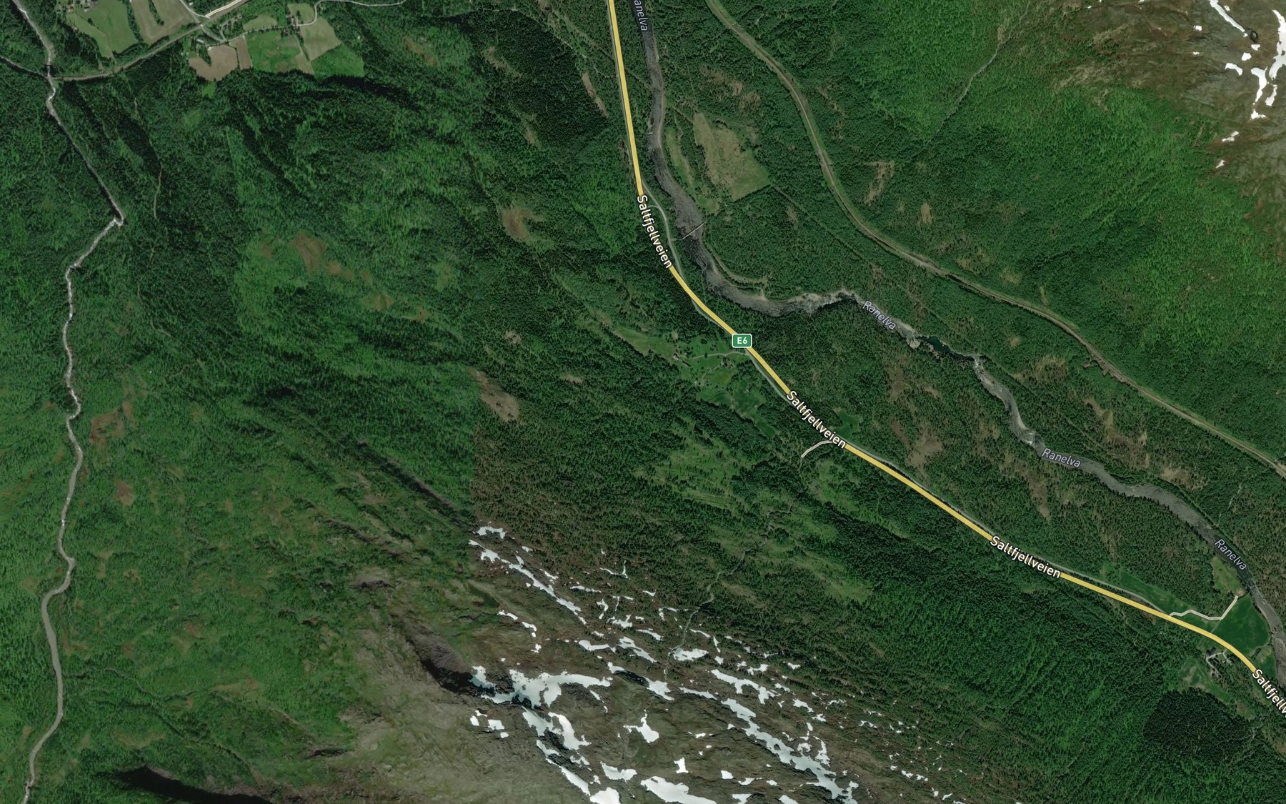 Satellite map of the Brennhaugbekken