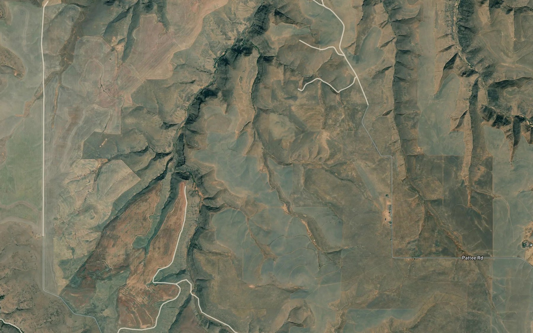 Satellite map of the Cook Spring