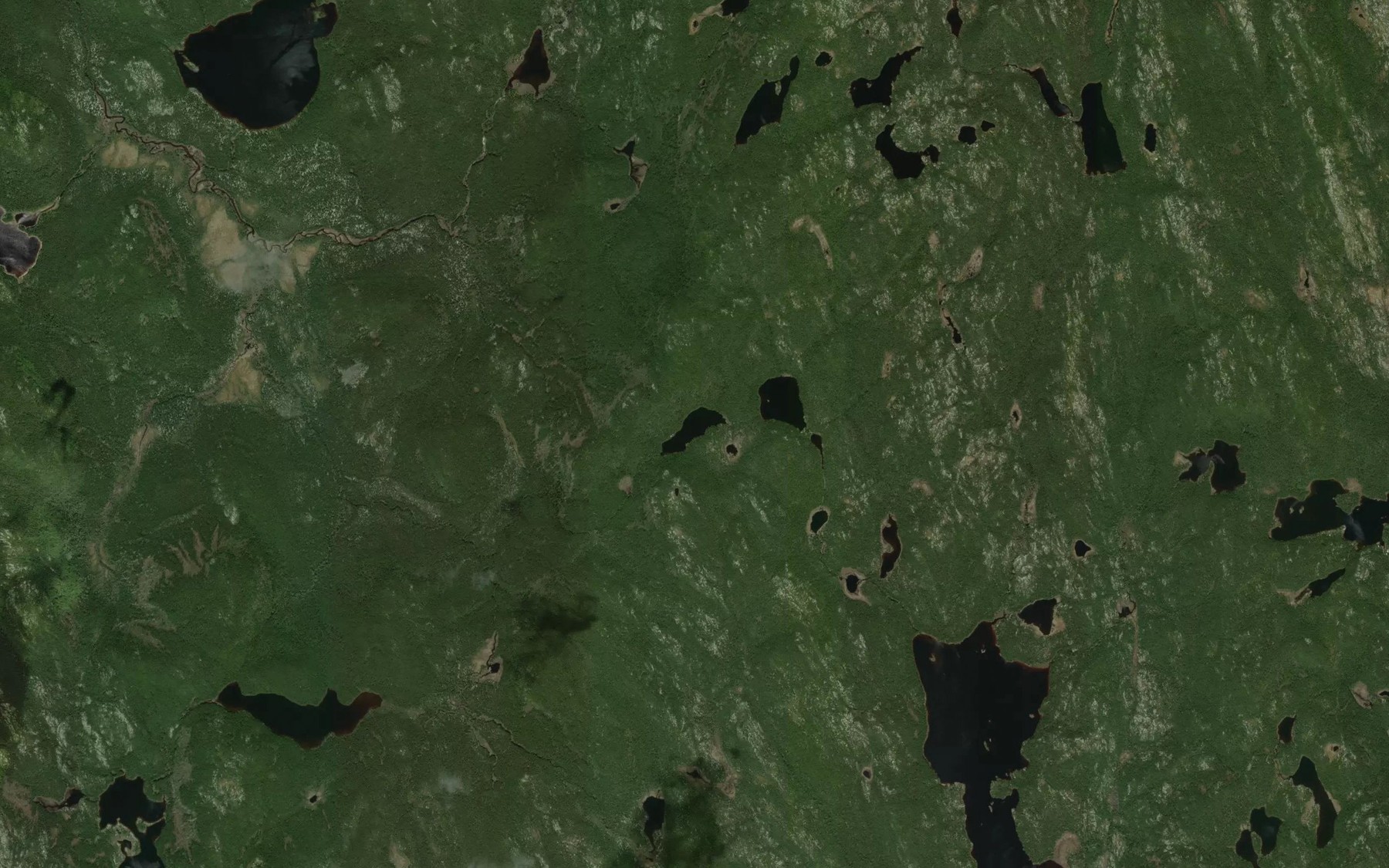 Satellite map of the Lac Gaste
