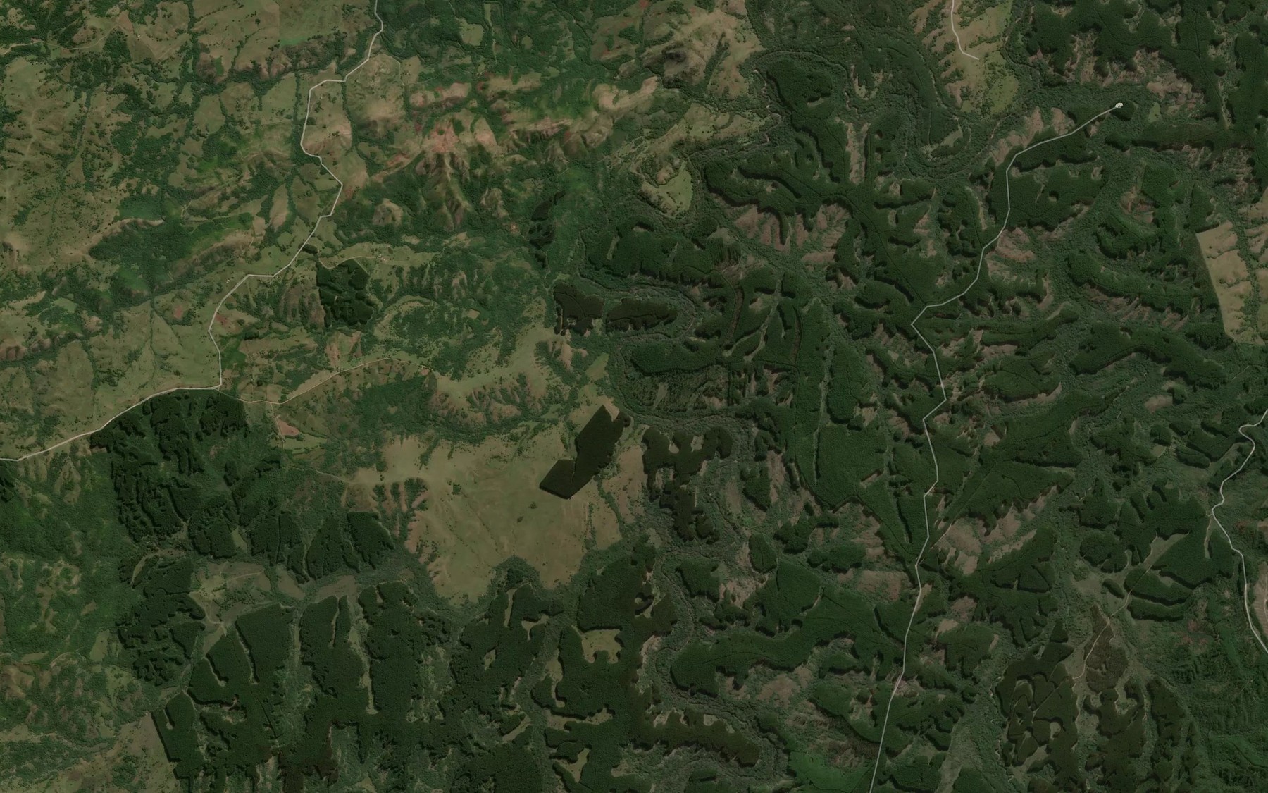 Satellite map of the Arroio Galeira