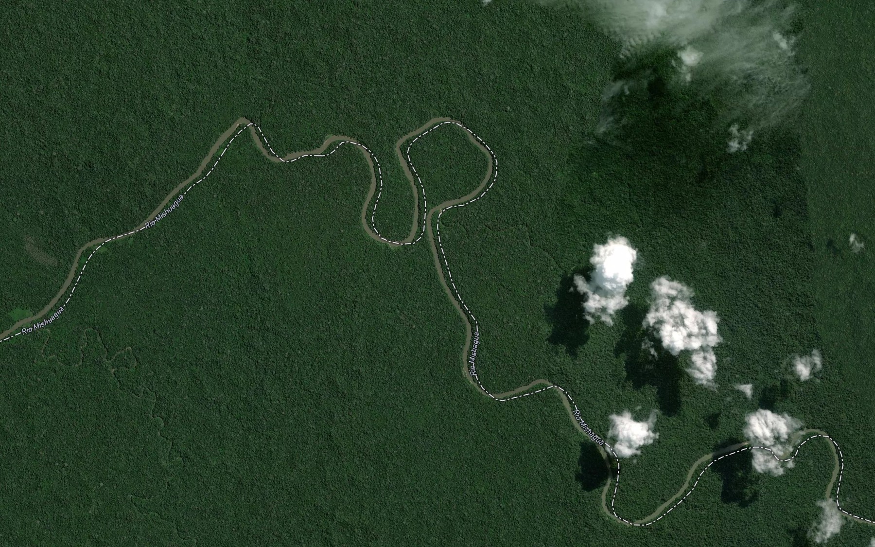 Satellite map of the Quebrada Chana
