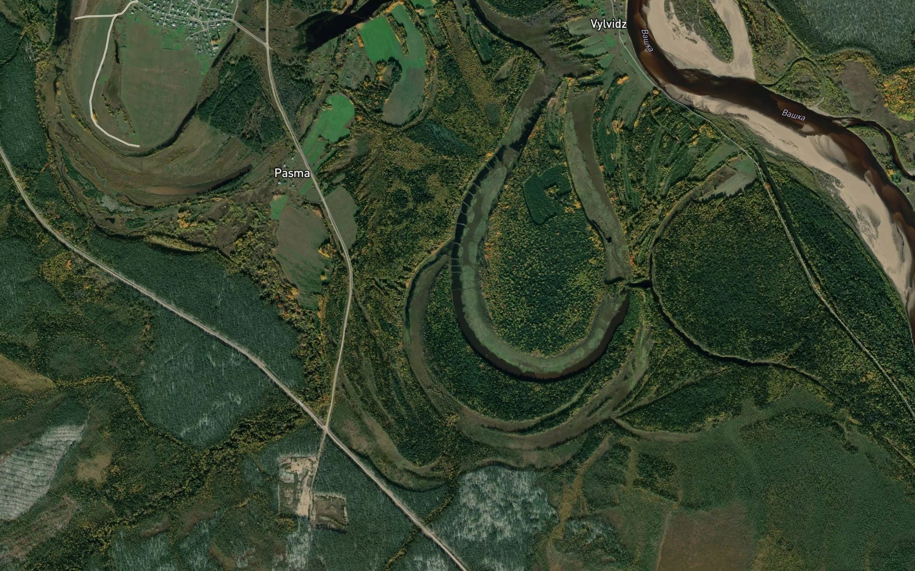 Satellite map of the Cheznok