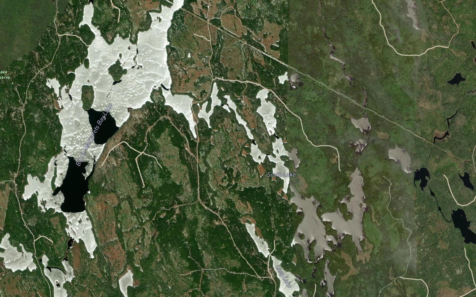 Satellite map of the The Carry