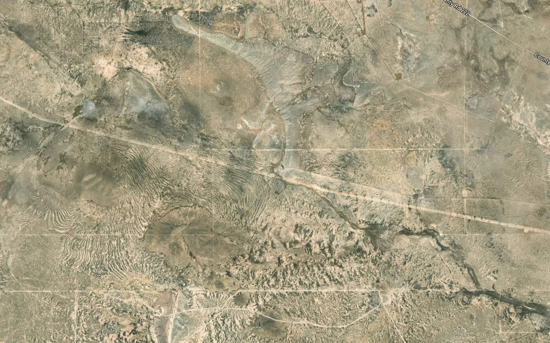 Satellite map of the Canyon Spring