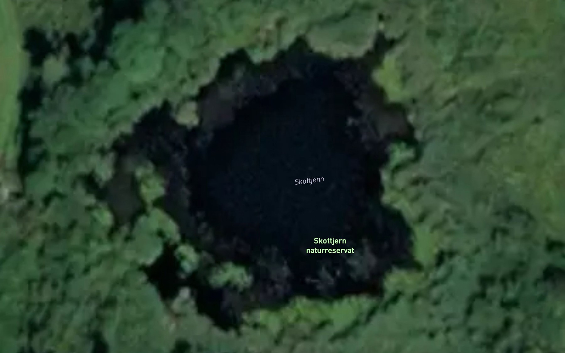 Satellite map of the Skottjenn