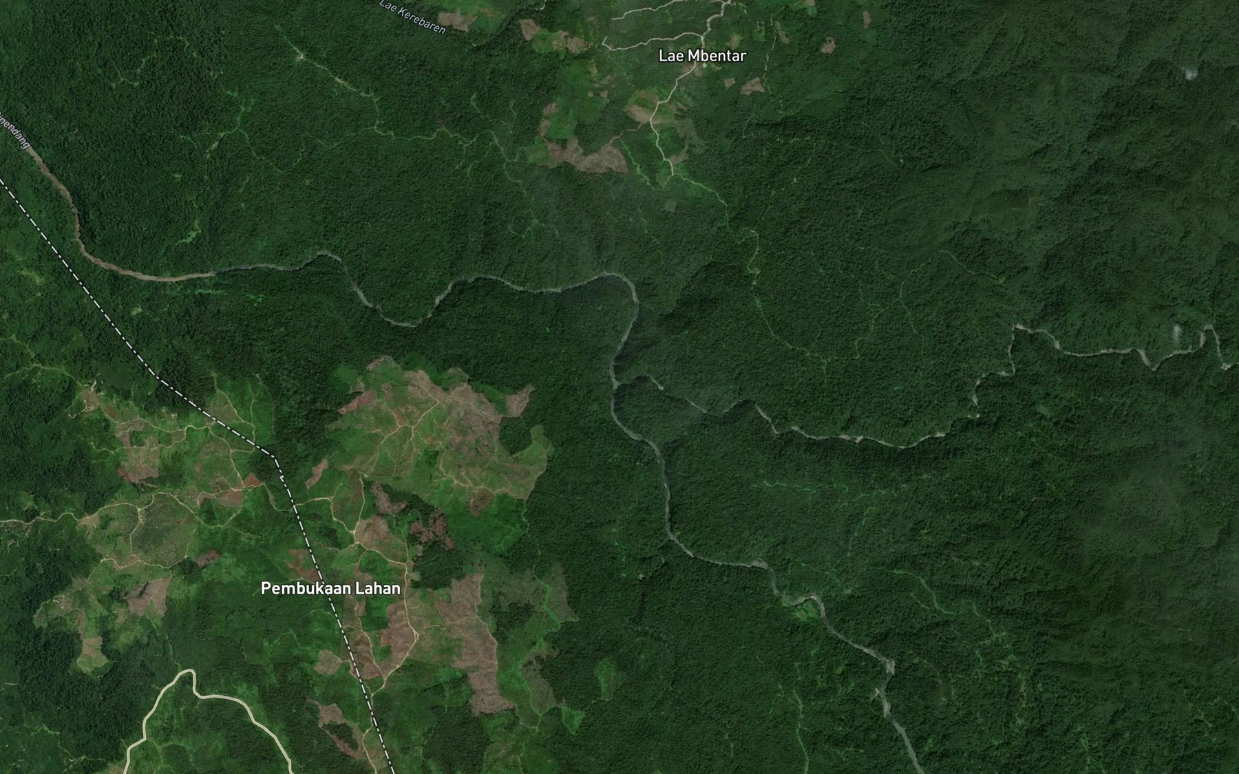 Satellite map of the Lae Sikundur