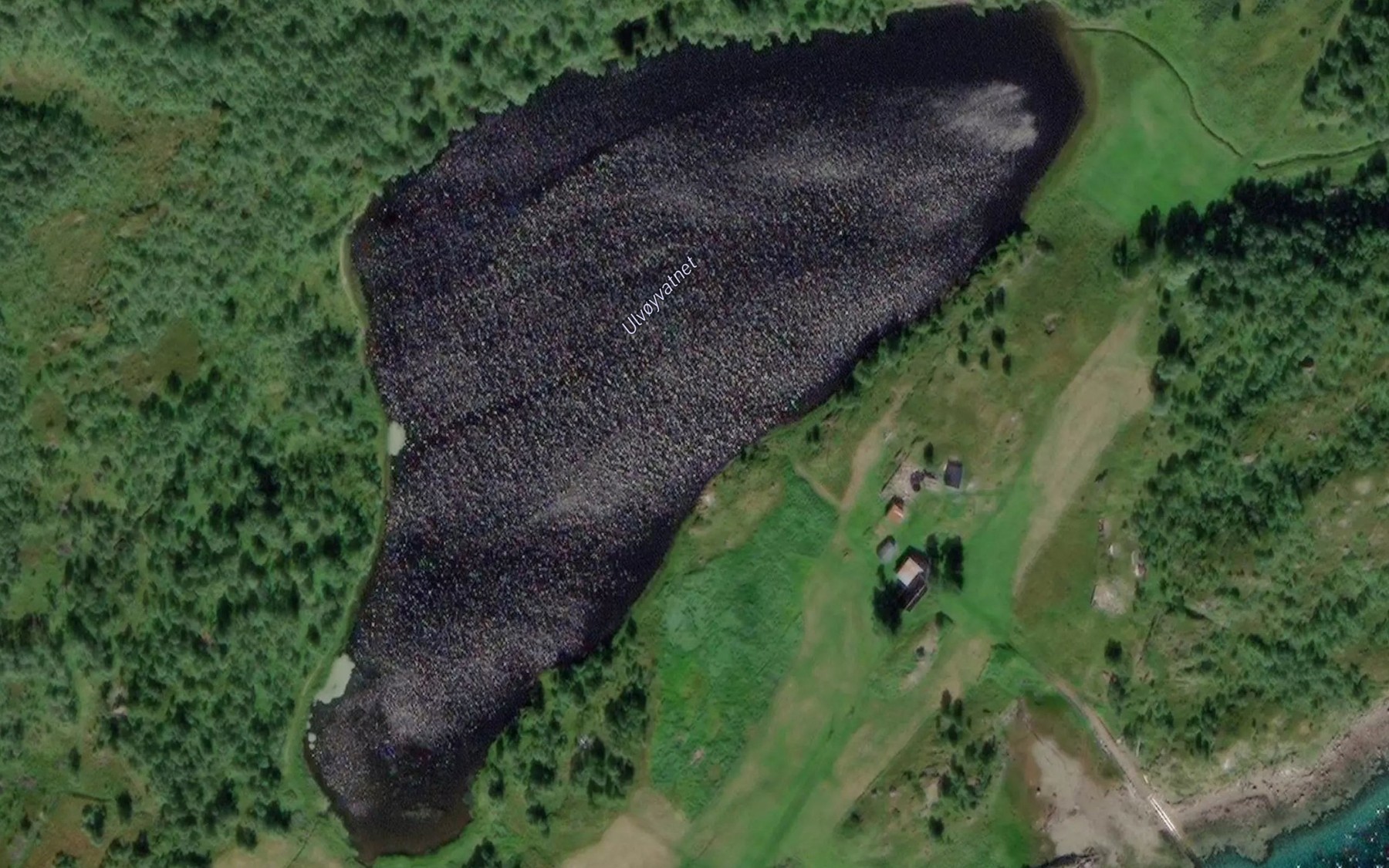 Satellite map of the Ulvoyvatnet
