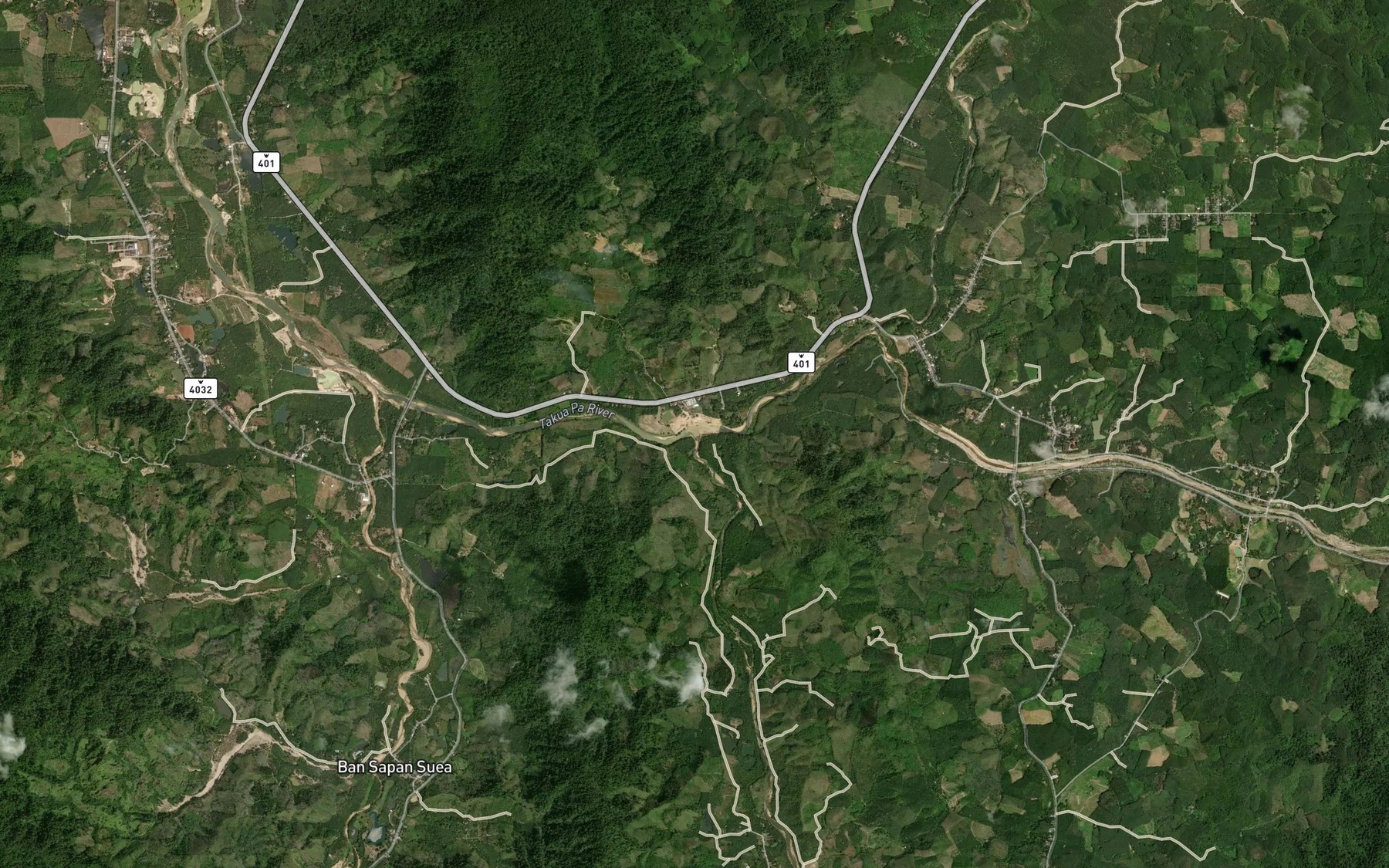 Satellite map of the Khlong Kapong