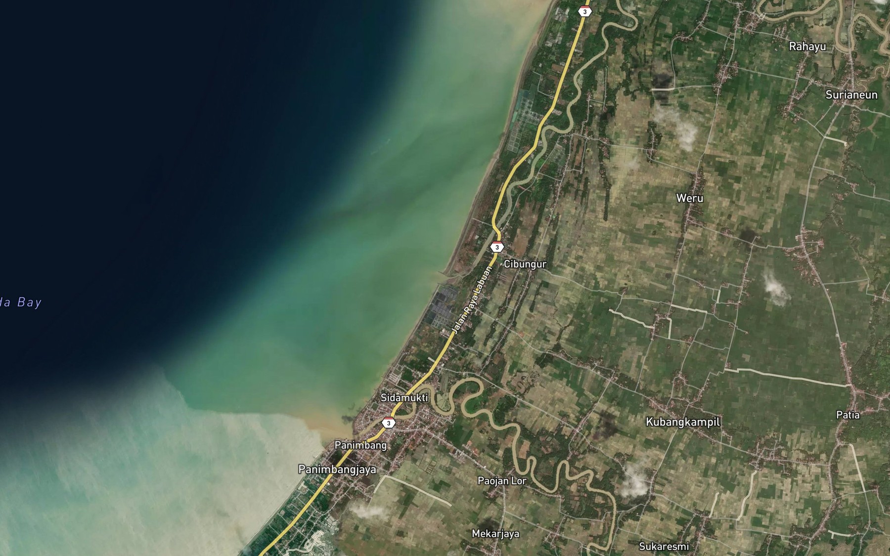 Satellite map of the Ci Bungur
