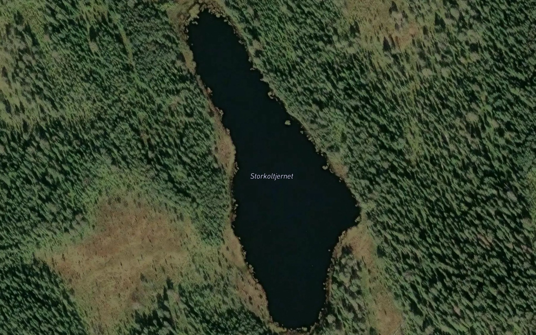 Satellite map of the Vestre Kulltjern