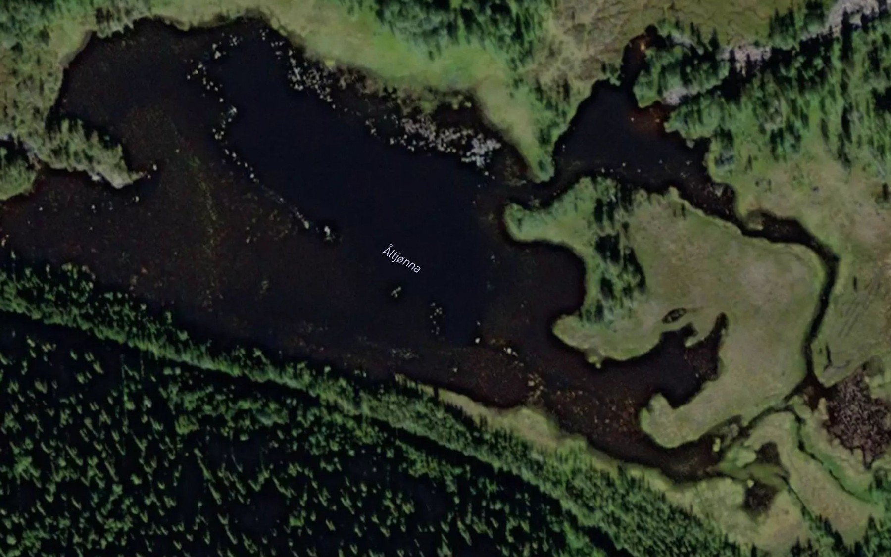 Satellite map of the Altjorna