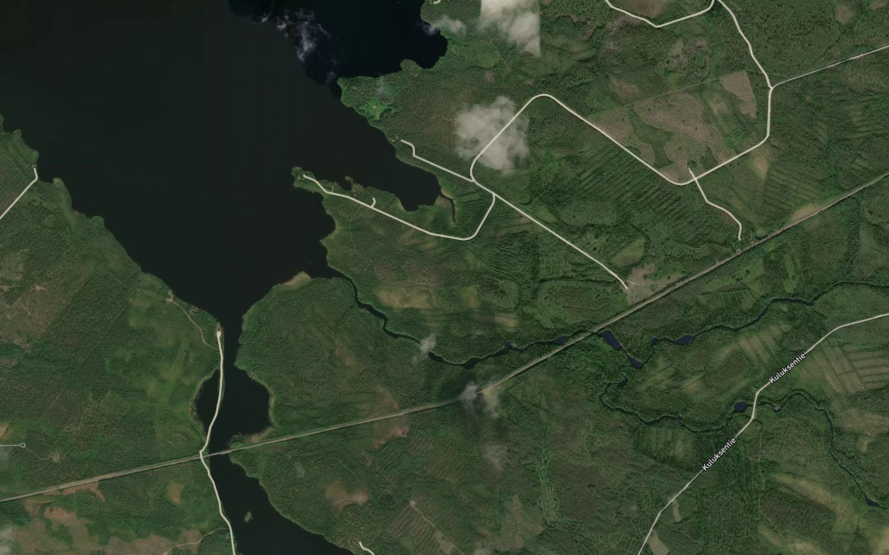 Satellite map of the Kulusjoki