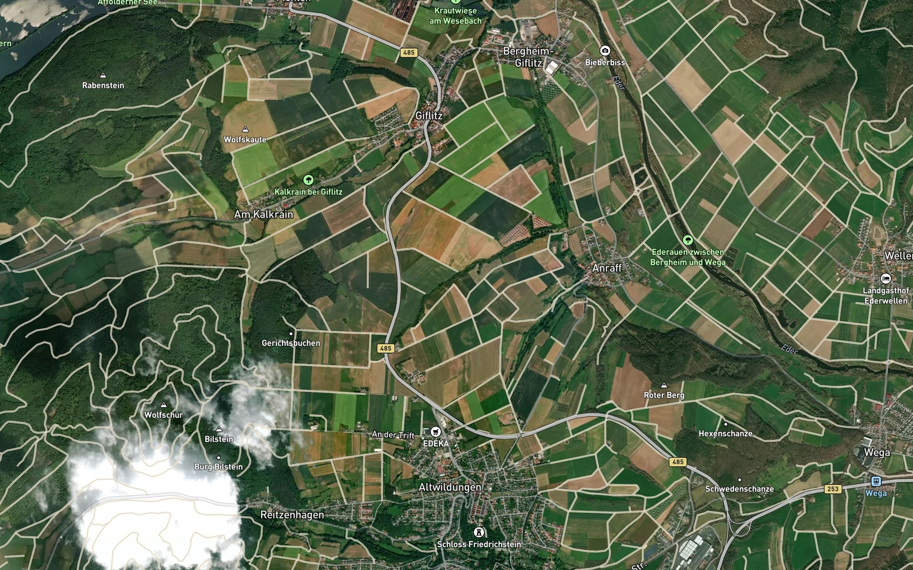 Satellite map of the Immengraben