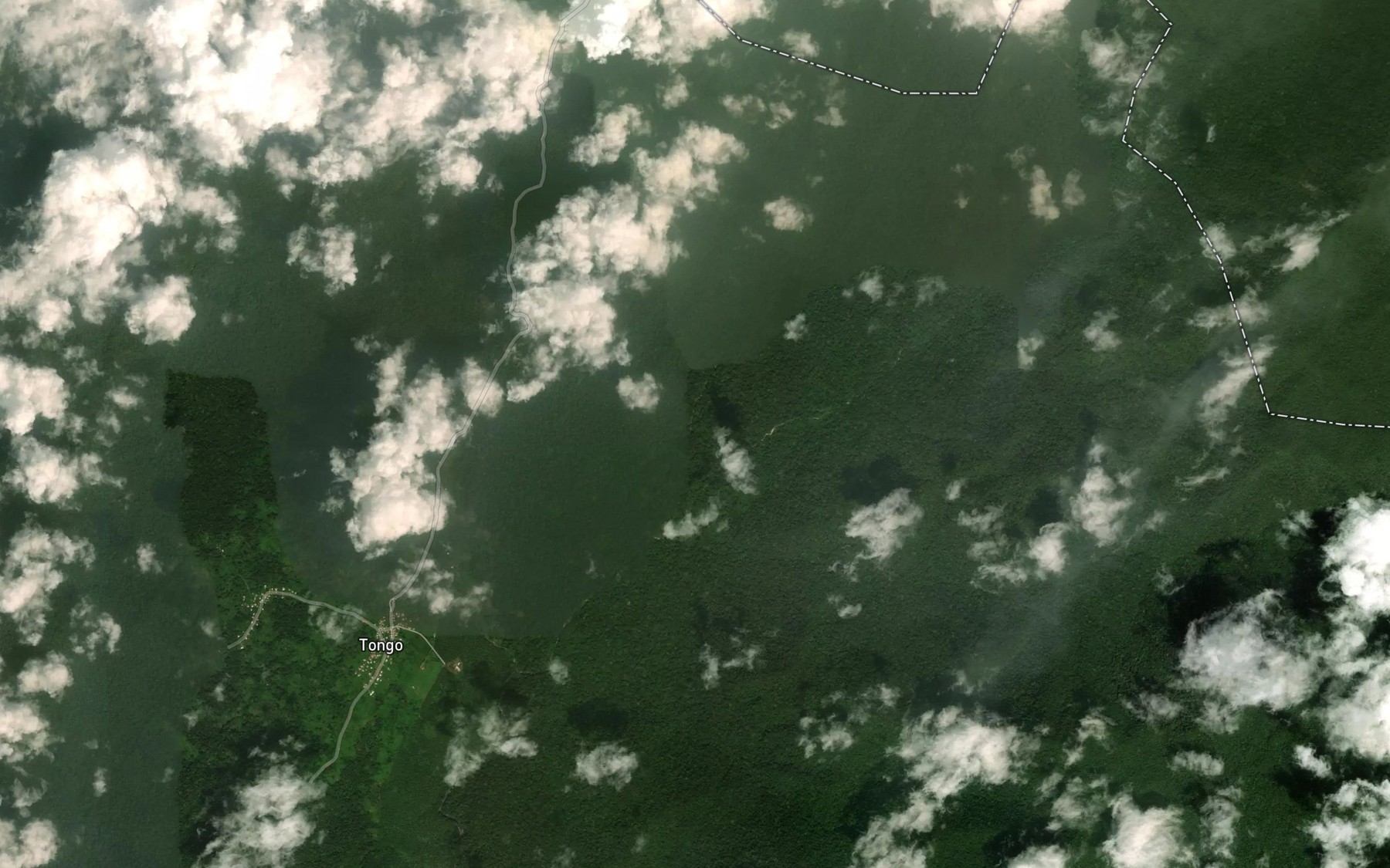Satellite map of the Mei