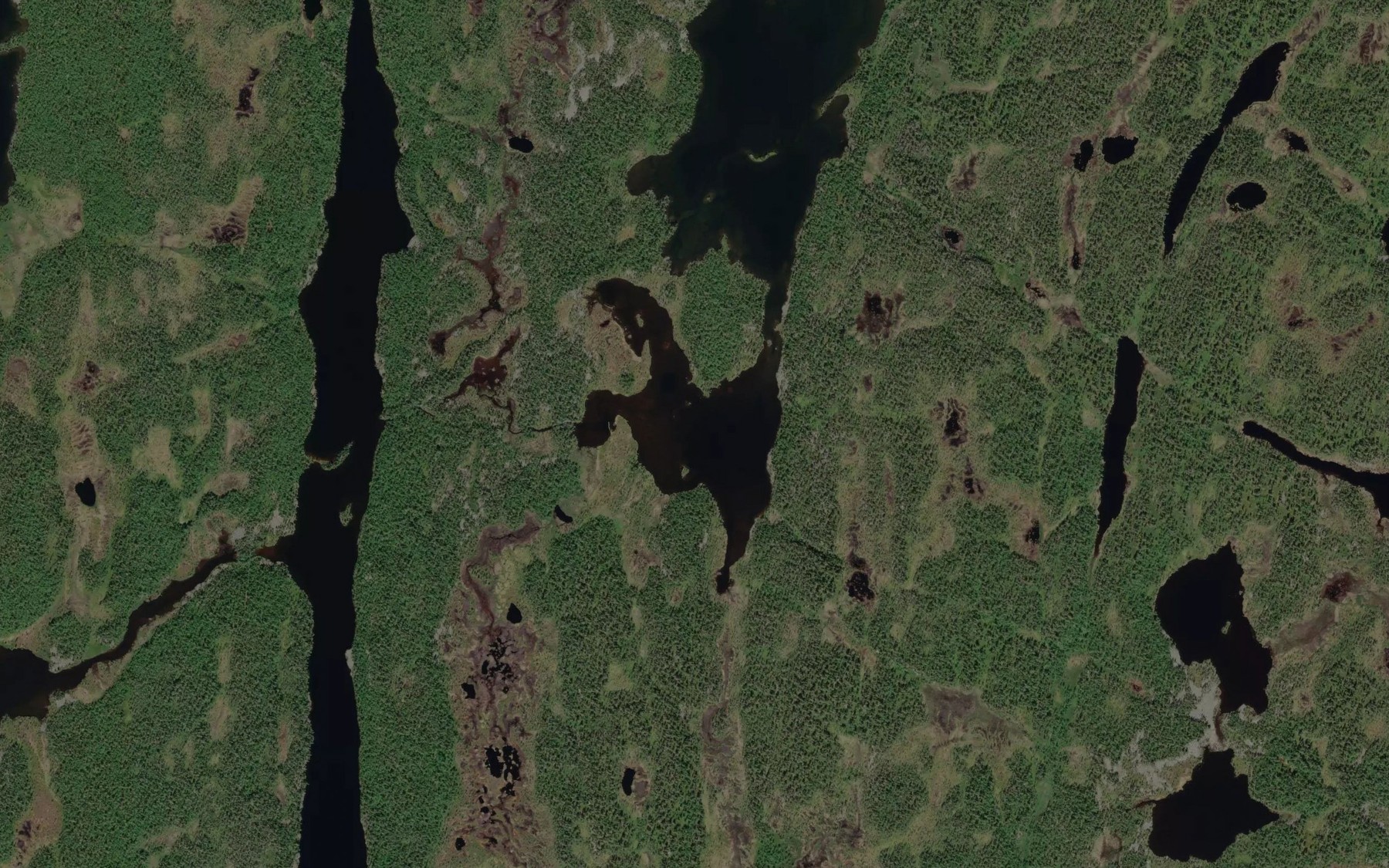 Satellite map of the Naavaarjaavras