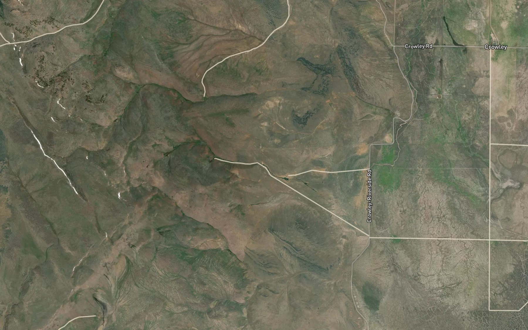 Satellite map of the Porter Spring