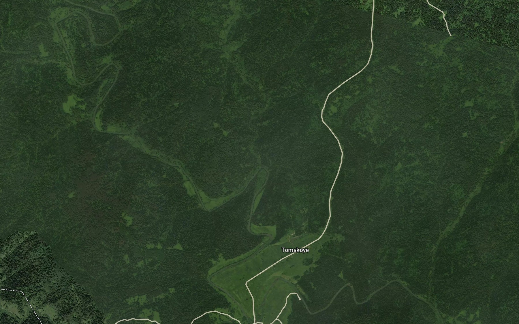 Satellite map of the Dorofeyevka