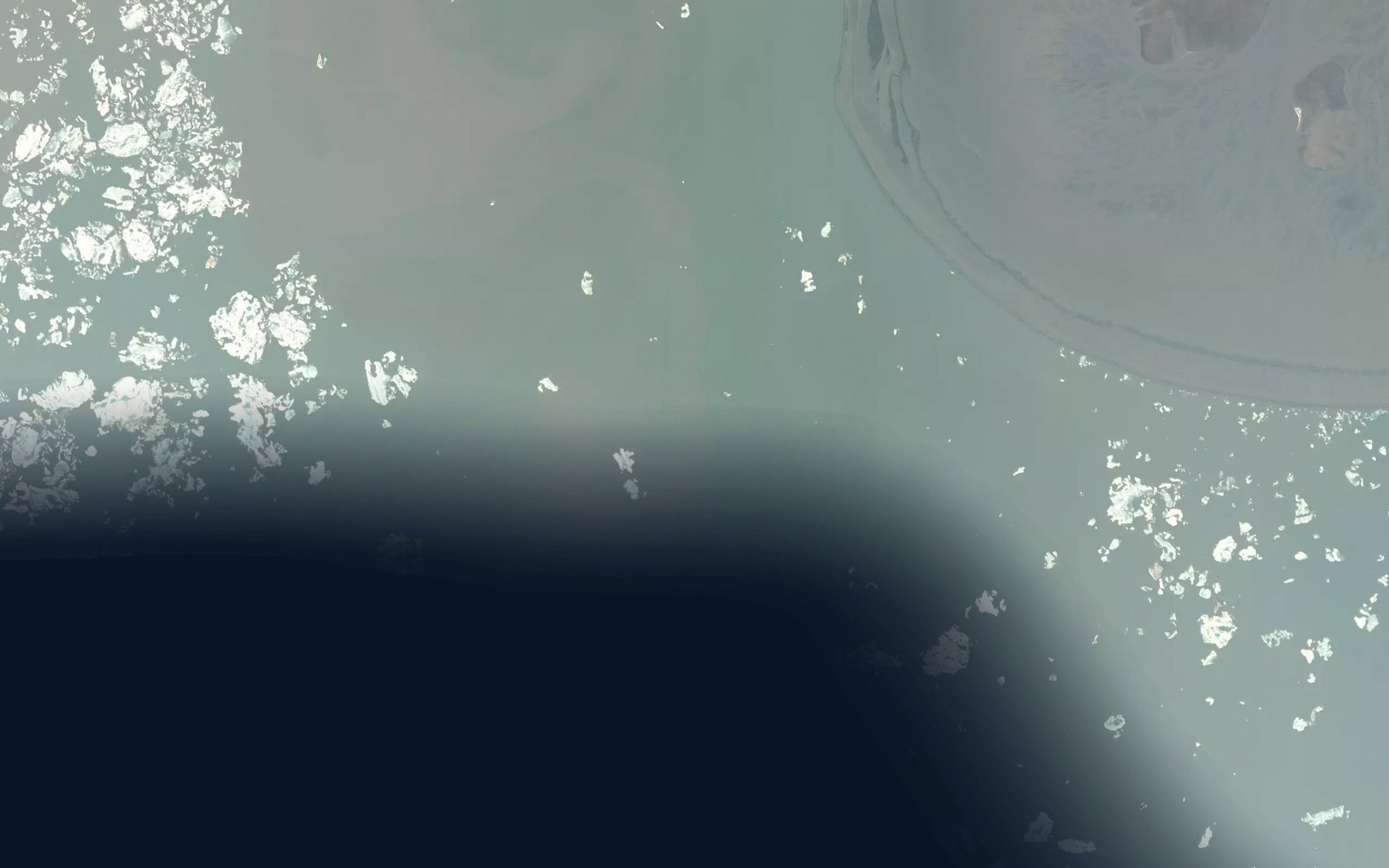 Satellite map of the Bukhta Snezhnaya