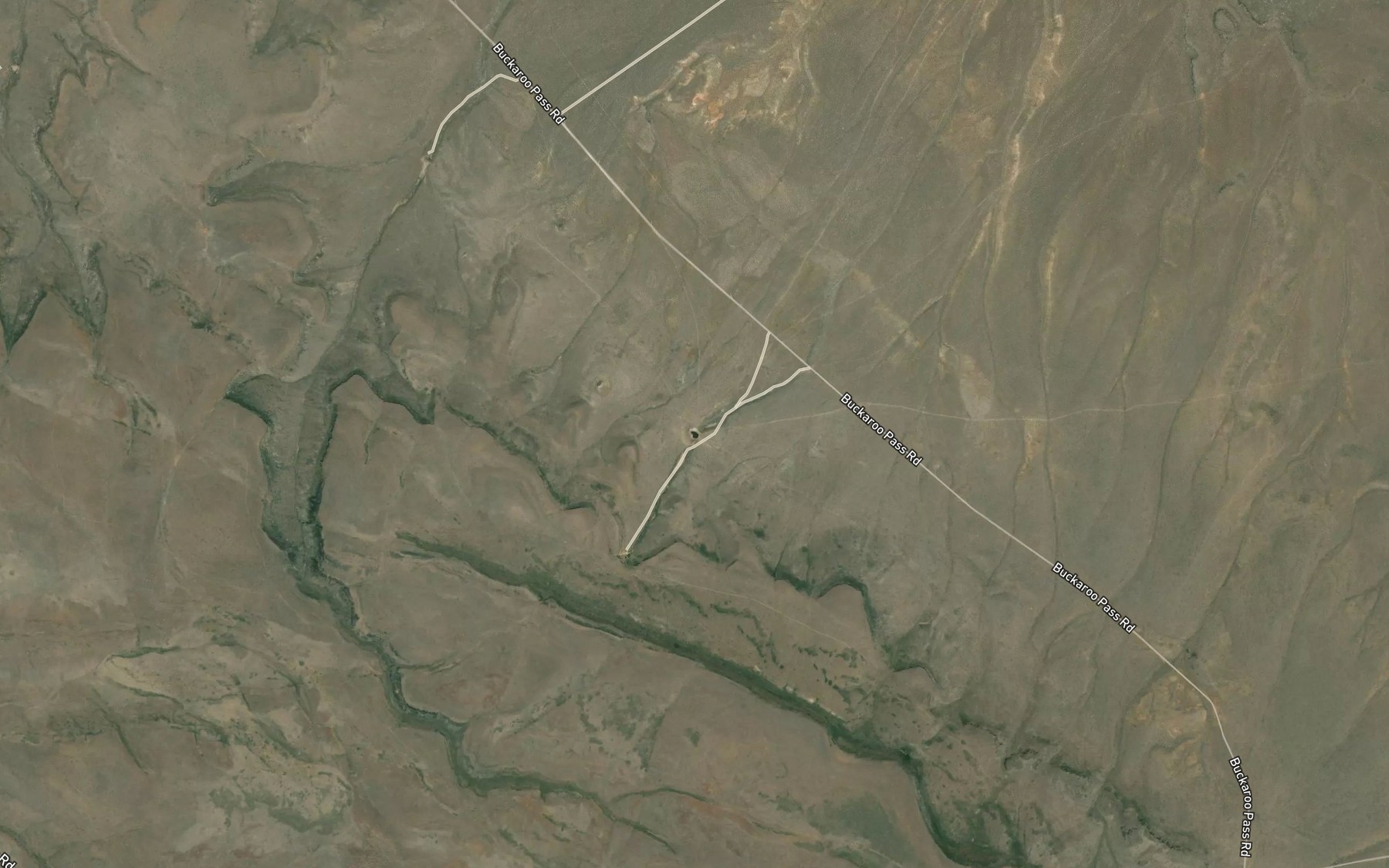 Satellite map of the Shelby Reservoir