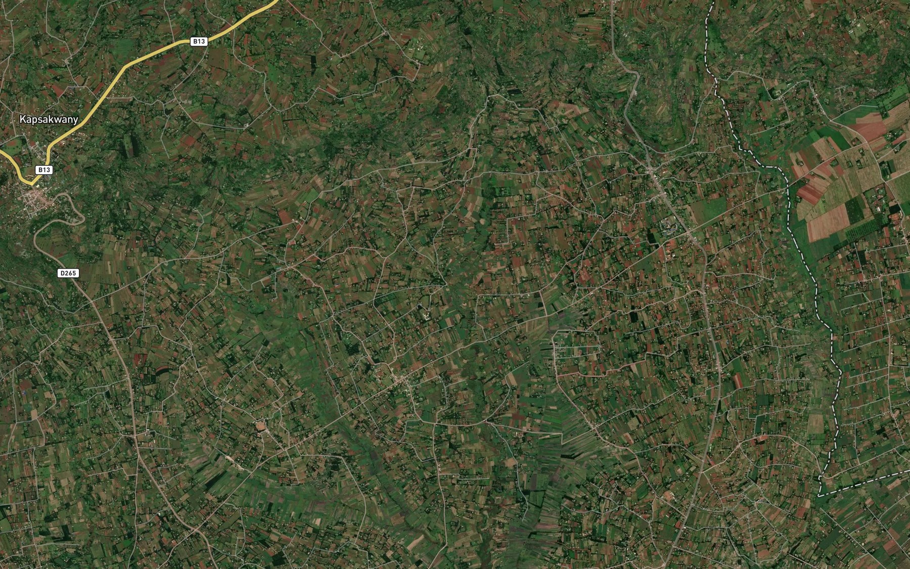 Satellite map of the Chepsaikai