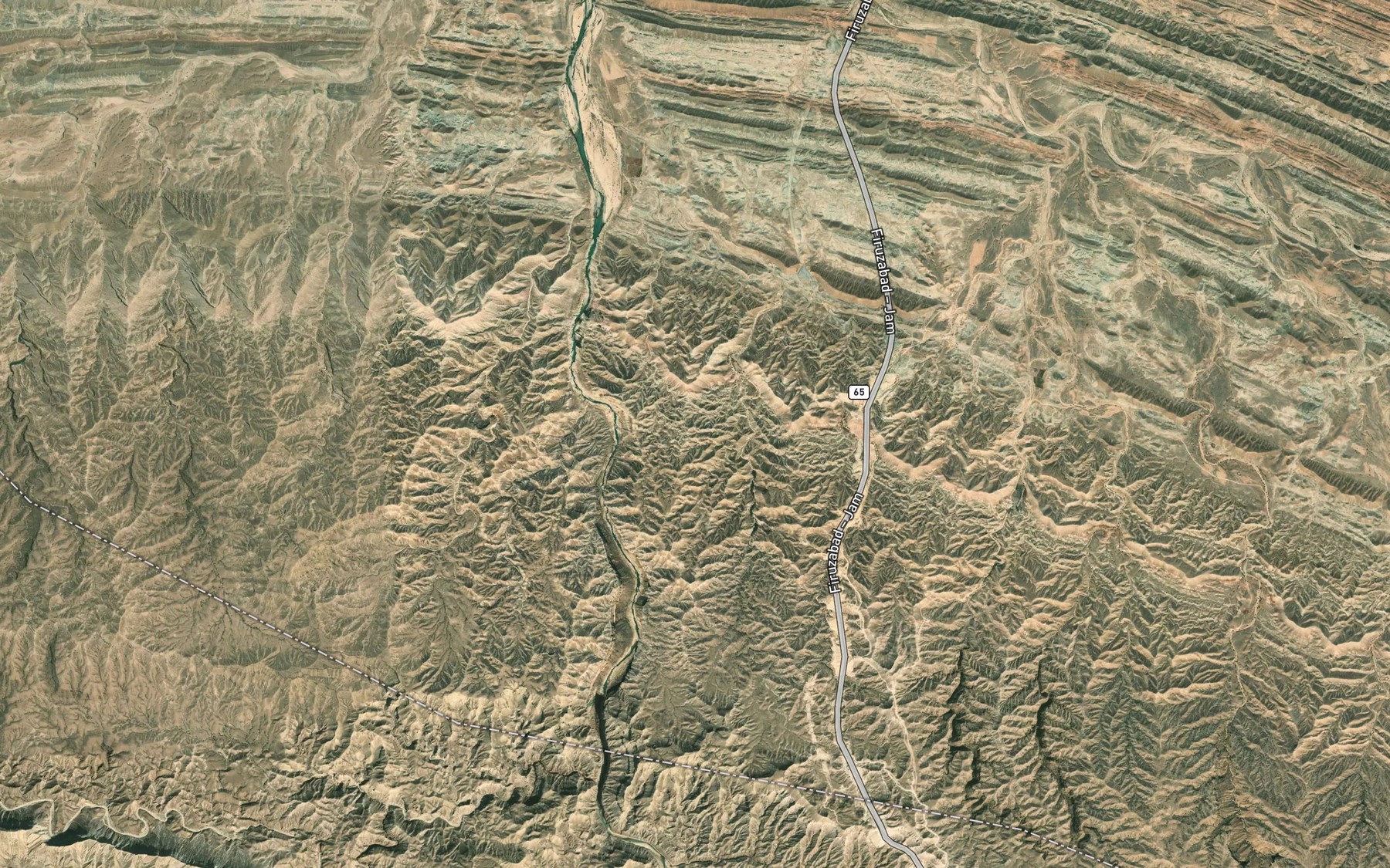 Satellite map of the Ab-e Kukhak