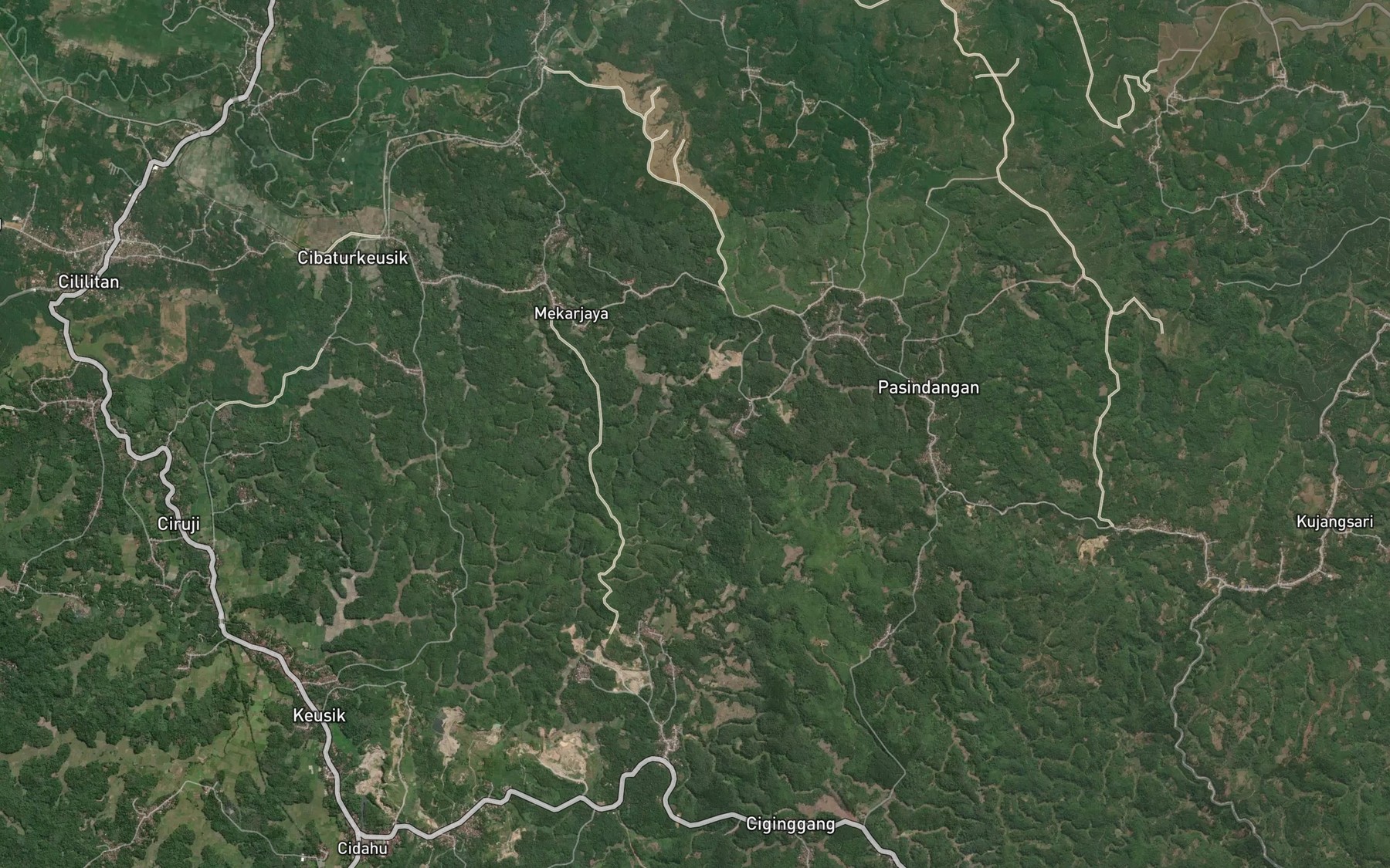 Satellite map of the Ci Nadaka
