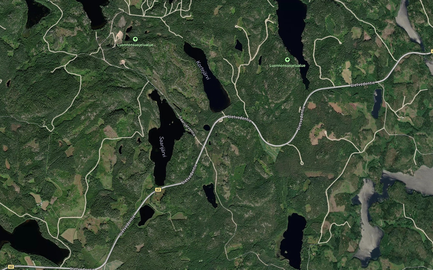 Satellite map of the Sorvalammit