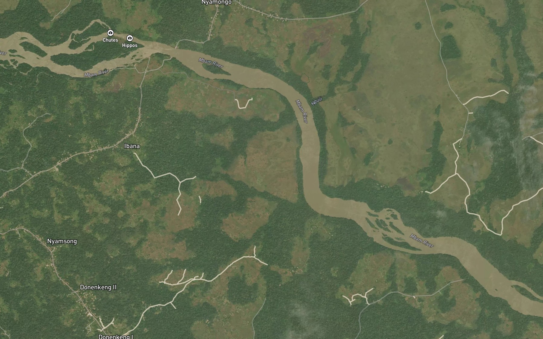 Satellite map of the Dera