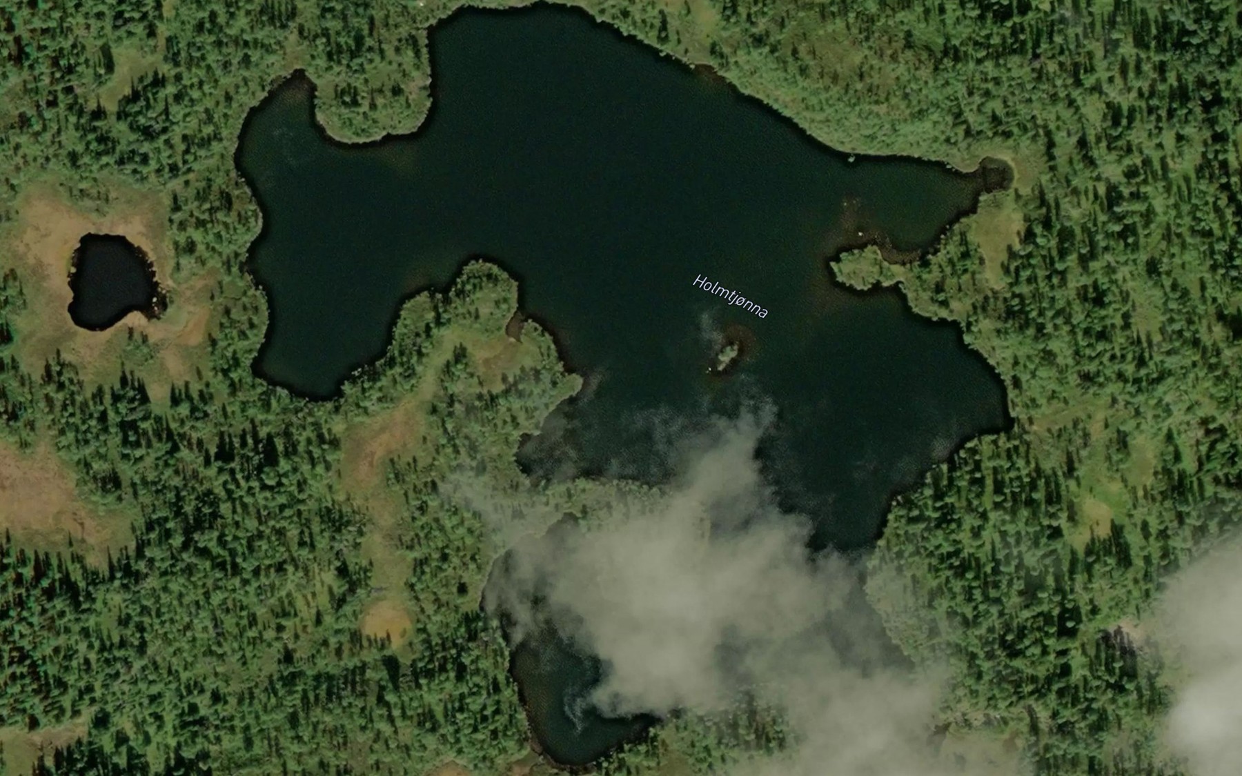 Satellite map of the Holmtjorna