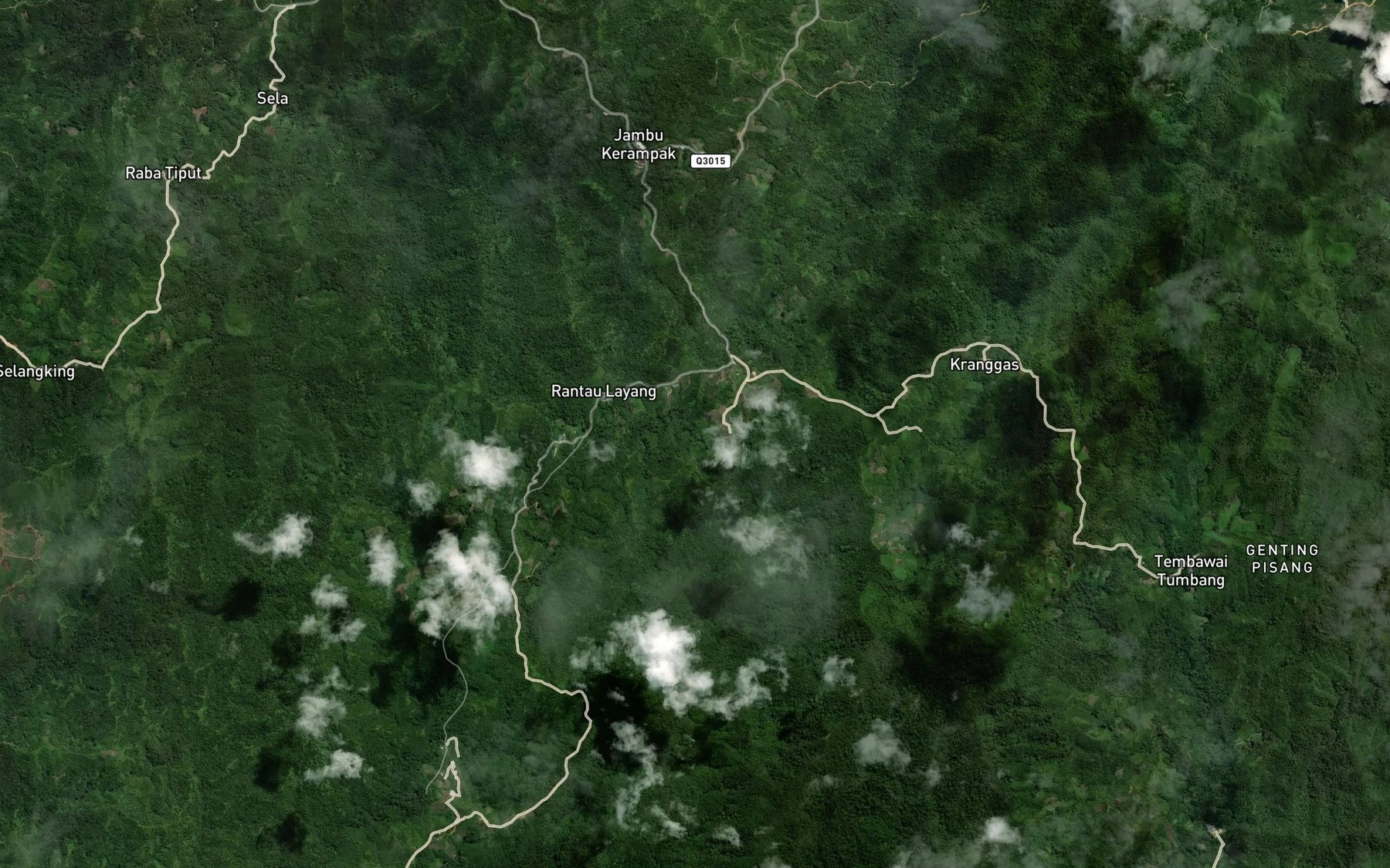 Satellite map of the Ulu Sungai Sepak