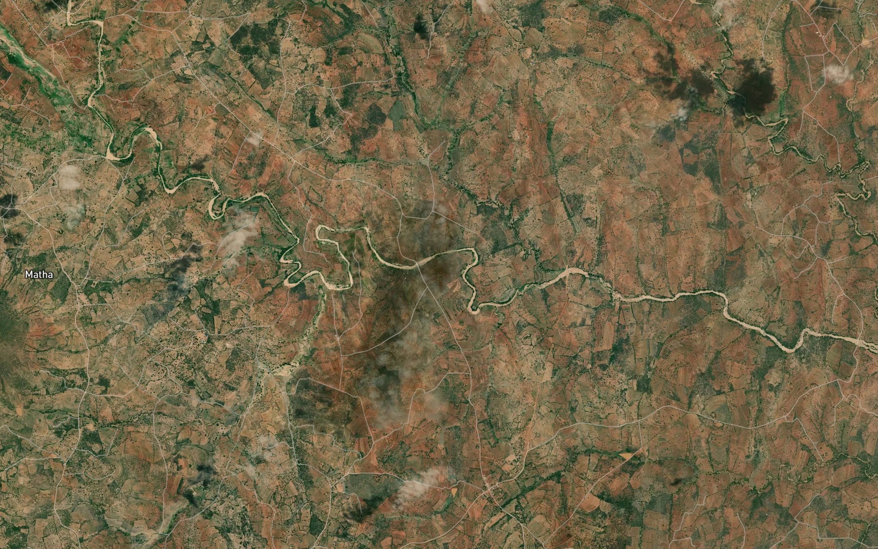 Satellite map of the Tovola