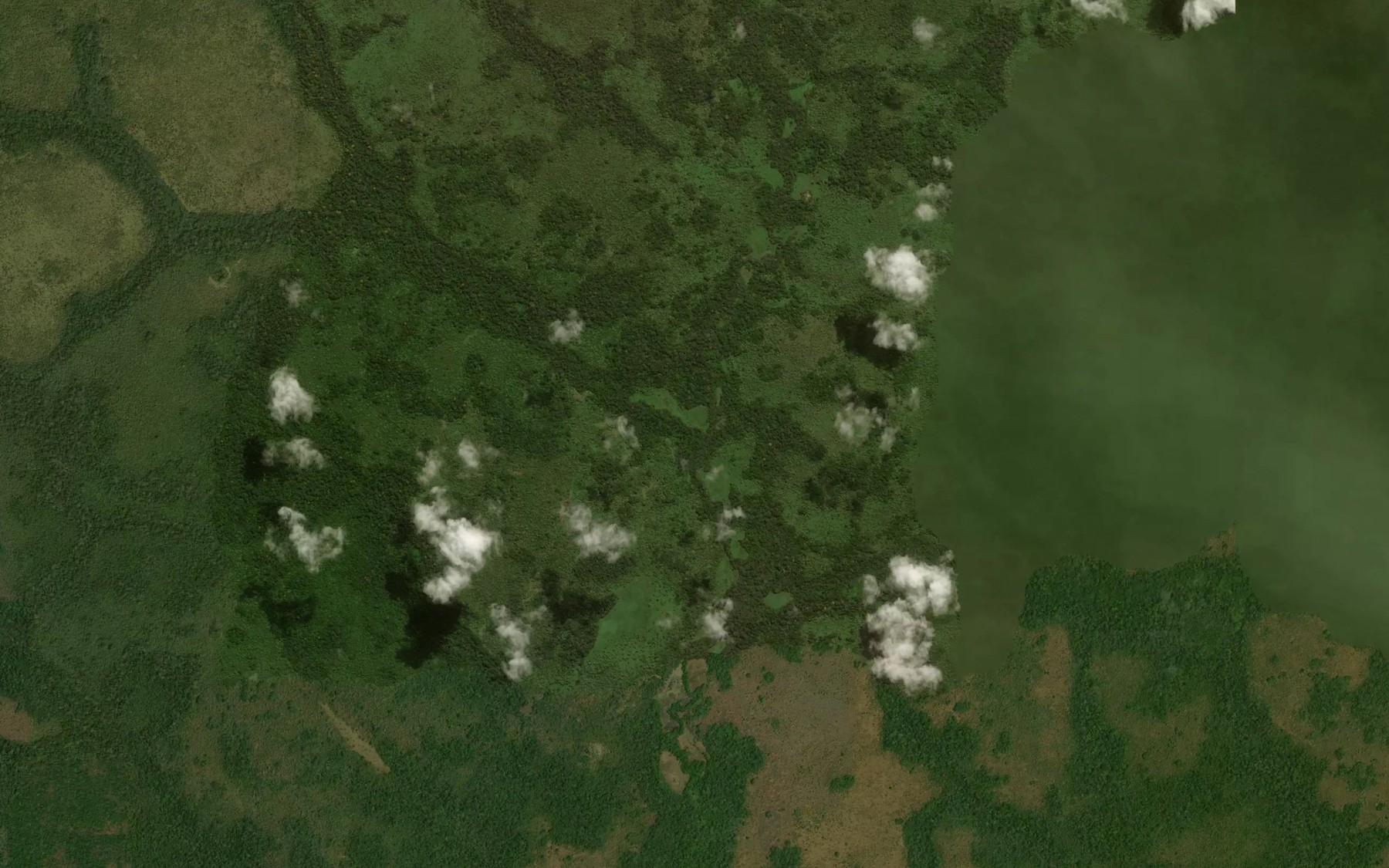 Satellite map of the Namama