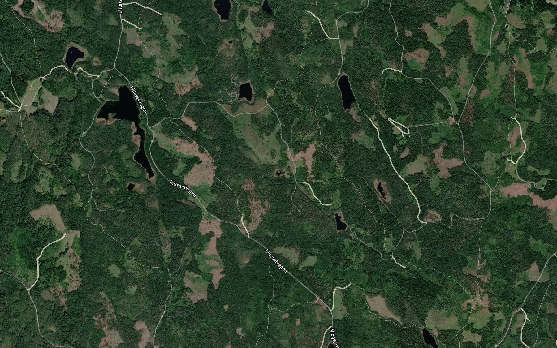 Satellite map of the Frautjennet