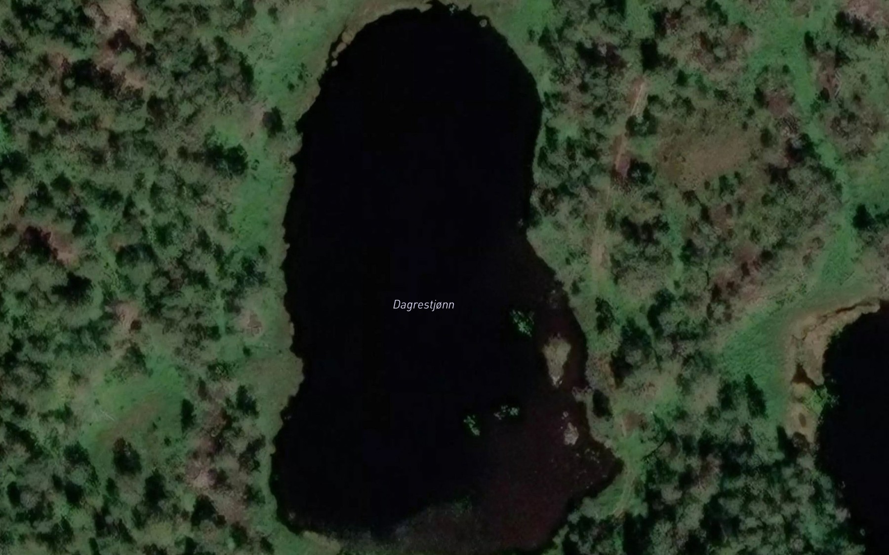 Satellite map of the Dagrestjonn
