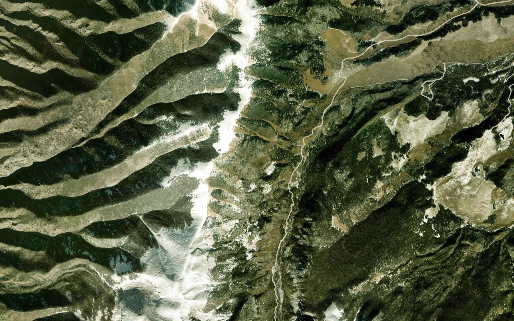 Satellite map of the Sierra Blanco Reservoir Number 2