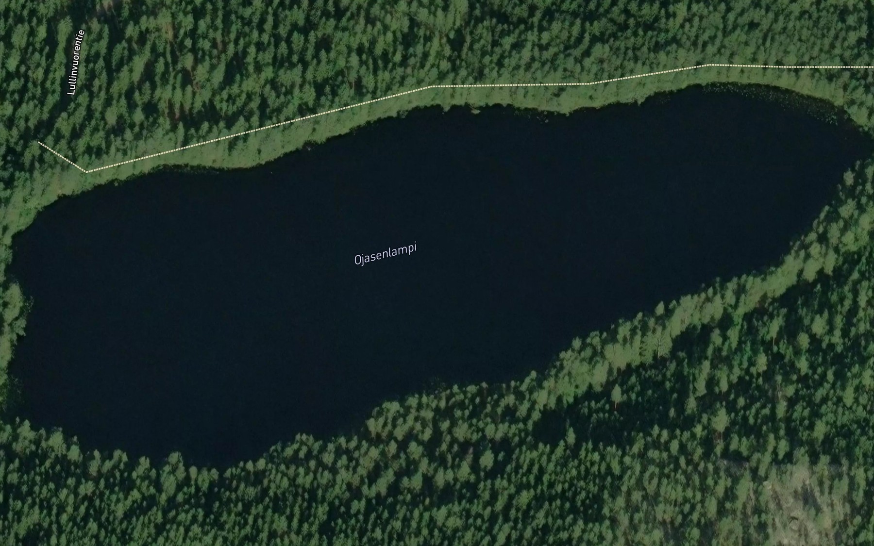 Satellite map of the Ojasenlampi