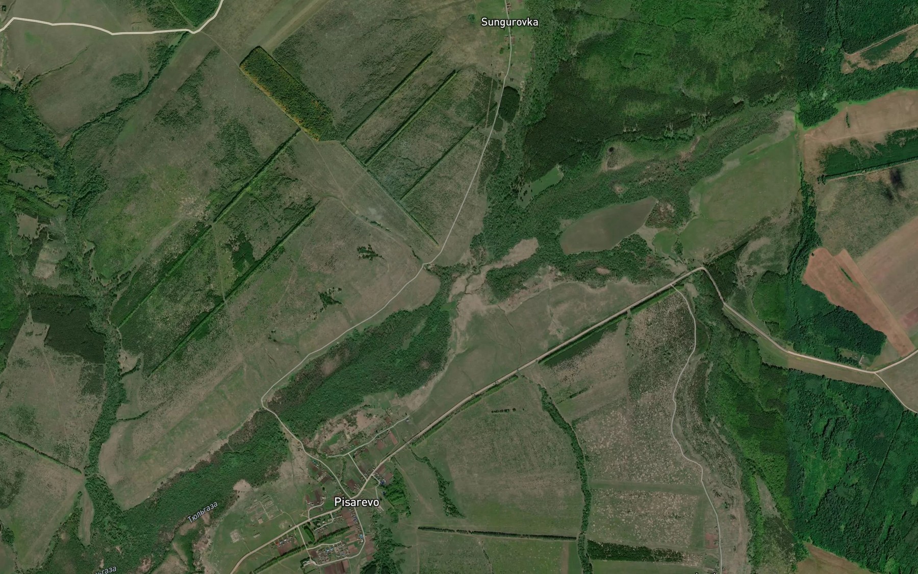 Satellite map of the Imchak